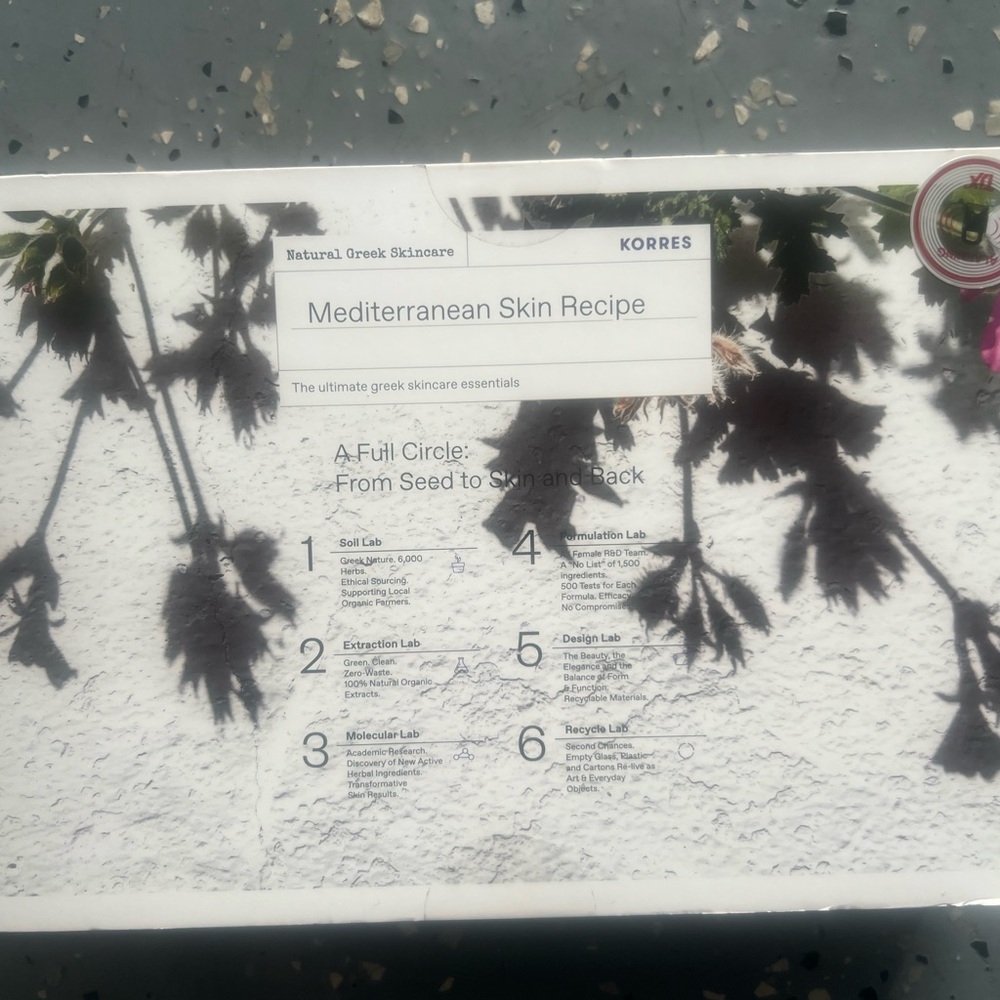 Korres Mediterranean Skin Receipe - Picture 3 of 3